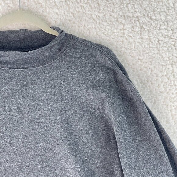 L.L. Bean Solid Gray Long Sleeve Turtle Neck Shirt Mens Pullover Stretch Size XL - Picture 6 of 16